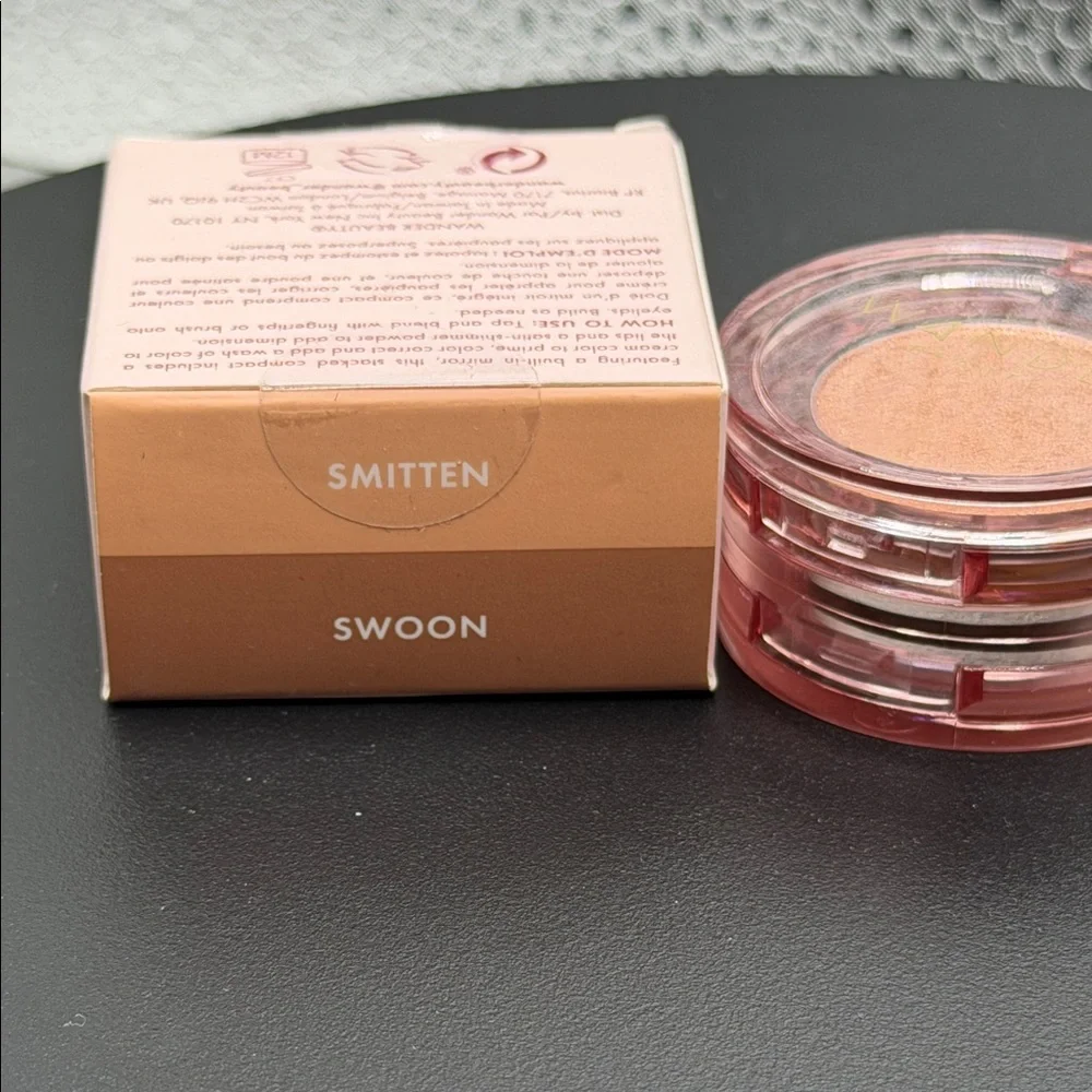Wander Beauty Double Date Eyeshadow Duo - Swoon Peach
